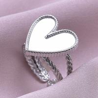 Joyería para dedos de niña, Anillos de corazón para mujer, accesorios, Anillo de acero inoxidable, suministros de amor, Anillos DIY, regalo del Día de San Valentín - details 30