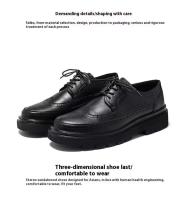 Vestido de cuero de fibra ultrafina informal para hombre de alta calidad y zapatos formales de estilo de oficina de negocios suaves y cómodos Oxford - details 5