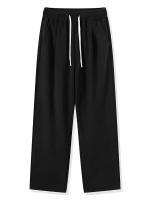 RdovkxuaPantalones De Chándal De Invierno Para Hombre, Moda Coreana, Forro Polar Grueso Y Cálido, Pantalones De Chándal Sueltos Rectos De Pierna Ancha, Pantalones Térmicos Informales De Terciopelo Para Hombre - details 7