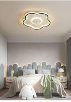 Ventilador de techo oscilante con rotación de 360° ​ ​ grados, 3 temperaturas de luz a elegir, con control remoto - Motor de CC silencioso de alta eficiencia, 6 velocidades, control remoto, función de memoria, temporizador, luz LED de 35 W. - details 12