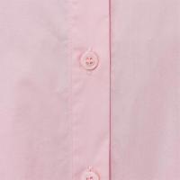 Camisa de manga larga holgada de un solo pecho con solapa versátil de diseño de color puro 2025, ropa nueva de verano para mujer - details 8