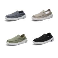Zapatos de plataforma informales 2021 para conducir de lona para hombre, estilo de caminar a la moda - details 0