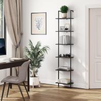Estantería de Madera de 6 Niveles para Pared Estante Estrecho para Libros Estante de Exhibición - details 14