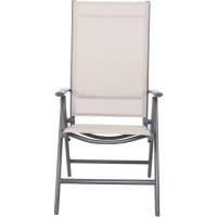 Silla plegable de aluminio Korfu, 67 x 59 x 113 cm, Carbón - details 66
