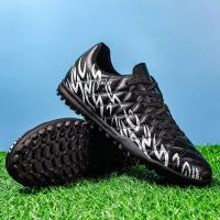 Venta al por mayor y al por menor de zapatos de fútbol transpirables para hombres y niños, uñas largas rotas antideslizantes para deportes de primavera, invierno y verano - details 10