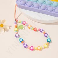 Cadena para teléfono móvil, colgante para teléfono móvil, adornos para teléfono, cordón para teléfono móvil, correas para teléfono móvil, cuerda de cerámica blanda con cuentas de arcilla - details 2