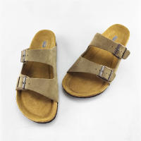 Zapatillas de cuero de vacuno, zapatillas frescas, zapatos de playa de verano, suela antideslizante suave, zapatos de pareja para hombres y mujeres - details 43