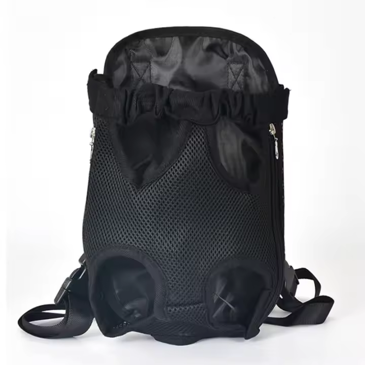 Mochila de malla de camuflaje para transportar perros y gatos, bolsa de mano de hombro transpirable para viajes al aire libre - 1