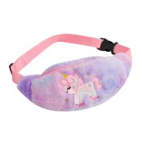 Piñonera de felpa de unicornio para niños, bolsos cruzados de princesa pequeña, dibujos animados para jardín de infantes, bols - details 7