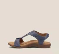 Sandalias ligeras con correa en el tobillo para mujer, zapatos Retro duraderos y suaves con punta abierta para playa y exteriores, 2024 - details 2