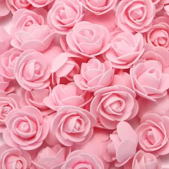 Decoración de Boda y Navidad 50/100/200 Piezas de Oso de Espuma con Rosas - 1
