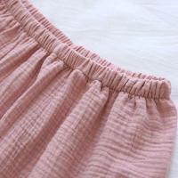 Conjunto de pijama de 2 piezas para pareja japonesa, hilo de algodón fino, pantalones cortos de manga corta, kimono para hombre y mujer, decoración del hogar - details 22