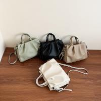 Bolso de mano de inspiración francesa para mujer: sintético suave, gran capacidad, correa de hombro desmontable, cierre de cremallera, diseño minimalista para uso informal y profesional, bolso de mano versátil, accesorio elegante, forro de poliéster durad - details 1