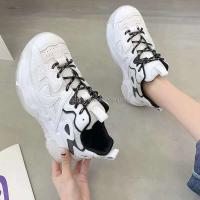 Nueva marca de cuero genuino blanco para correr para mujer Marcas De Zapatillas Coreanas zapatos deportivos de moda - details 7