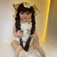 BZDOLL-Muñeca Reborn realista de silicona suave de cuerpo completo para niña, juguete de casa de juegos, regalo de cumpleaños, 55CM, 22 pulgadas - details 4