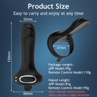 Anillo de Pene Vibrador Inalámbrico para Parejas Masaje de Próstata Estimulador de Clítoris Juguetes Sexuales para Adultos Marca OOEEY - details 7