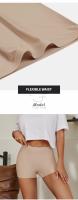 Flarixa-bragas de seguridad de cintura alta sin costuras para mujer, pantalones cortos debajo de la falda, Bóxer transpirable de seda de hielo - details 3