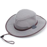 Gorra de Vaquero Ancho para Verano Color Sólido, Ajustable, Protección Solar, Gorra de Playa para Hombres - details 4