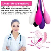 Leten Smart Ball mancuernas vaginales de silicona completa vagina apretar Kegel juego de bolas de ejercicio para mujer señora - details 4