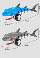 2.4GHz RC Animales RC Tiburón Coche Eléctrico Juguete Animales 4 Canales Radio Control Coche con Luz Control Remoto Tiburón Juguetes para Niños - details 10