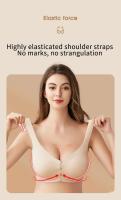 Sujetador de lactancia inalámbrico para mujer, ropa de maternidad, antisueltos, transpirable, seda helada, cómodo - details 5