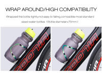 Portabotellas ligero para bicicleta de montaña, soporte para botella de agua, aleación de aluminio - details 7