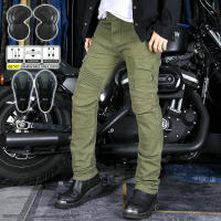 Jeans Militar Verde Pantalones Anti-CAída para Hombres y Mujeres Locomotora de Moda para Ciclistas - details 2