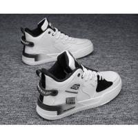 Zapatillas Casuales de Cuero de Microfibra de Alta Zapatos Deportivos para Hombres a la Moda - details 17