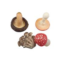 Figuras de hongos modelo vegetal Matsutake Oyste paisaje miniaturas simulación hongo planta Artificial modelo de hongo - details 1