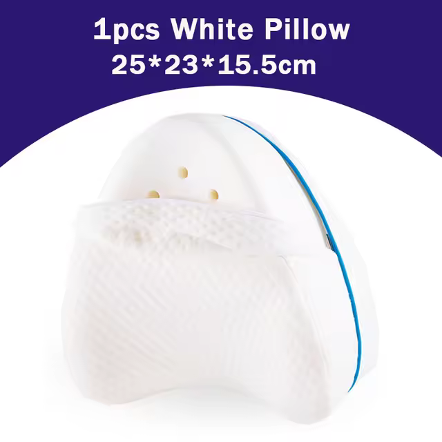 Almohada de algodón con memoria de espuma para las piernas, almohadilla para el músculo, para el hogar, ortopedia para dormir - 1