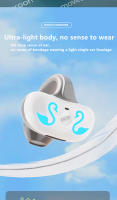 VAORLO-Auriculares Bluetooth de una sola oreja, audífonos TWS con Clip para la oreja, estéreo HIFI, reducción de ruido Dual, impermeables, a prueba de sudor, para música, juegos deportivos - details 6