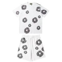 Conjunto de chándal de verano Denim Tears, camiseta y pantalón corto de hip hop unisex - details 8
