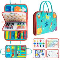 Juguete creativo para bebé, tablero educativo sensorial, actividad de mano, aprendizaje temprano, divertido para bebés y niños pequeños, 1 Juego - details 14