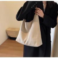 Bolso de hombro de gamuza de gran capacidad para mujer, bolso de viaje informal Simple, bolsos Retro, Otoño e Invierno - details 20