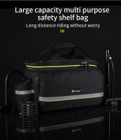 WEST BIKING-bolsa impermeable 3 en 1 para maletero de bicicleta, bolso de gran capacidad para equipaje de viaje, Alforjas para asiento de sillín - details 2