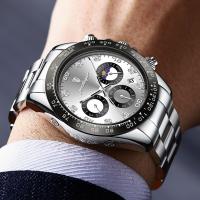 Reloj Deportivo de Lujo POEDAGAR Cronómetro de Cuarzo con Dial de Fecha Luminoso - details 3