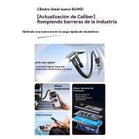 Inflador de neumáticos portátil con compresor de aire plateado, doble alimentación, enganches automáticos y pantalla digital precisa para coches, bicicletas, balones y motos - details 9