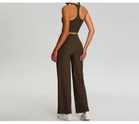Conjunto de Yoga de Alta Cintura para Mujer Ropa Deportiva de 2 Piezas para Correr y Fitness - details 5