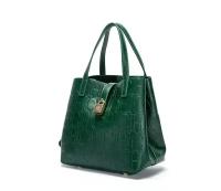 Bolso Bandolera Para Mujer CH Embossed Con Diseño De Impresión De Letras Gran Capacidad Elegante Temperamento Bolso De Mano Casual - details 17