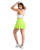 Gimnasio Deportes Mujer Fiess Bolsillos Correr al aire libre Falda de tenis Secado rápido Estiramiento Pantalones cortos de verano - details 5