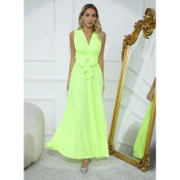 Vestido largo con vendaje sexy y espalda cruzada con múltiples correas y uso multidireccional - details 62