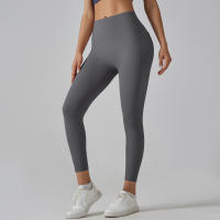 Hmidou-mallas de gimnasio con bolsillos para mujer, pantalones de Yoga, Fitness, cintura alta, Control de barriga, correr, entrenamiento - details 31