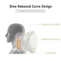 Reposacabezas Universal para asiento de coche, cojín de espuma viscoelástica, soporte para el cuello - details 7
