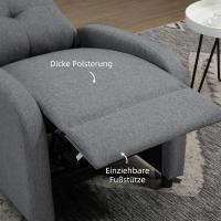 Silla de Relax Rebanable Manual Alta Comodidad en Sillón para Dormitorio y Oficina Carga de 150kg - details 4