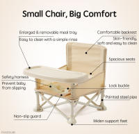 Silla portátil plegable para comer para bebés de 1 a 6 años, silla de comedor para niños, silla de Camping para bebés, silla de alimentación de tubería más gruesa de 1,8 KG - details 5
