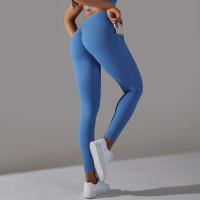Leggings cruzados para mujer, pantalones de yoga con bolsillo, malla deportiva transpirable para correr y andar en bicicleta, leggings de entrenamiento de cintura alta - details 45