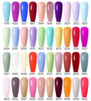 Esmalte de Uñas Clou Beaute 10pcs 8ml Botella de Vidrio Blanco Semi Permanente con Diseño de Lentejuelas Coloridas para Arte de Uñas - details 5