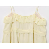 OUWU- Vestido Corto Camisola Decorativo En Capas Sin Espalda Estilo Vacaciones Holgado A La Moda Novedad De Verano Para Mujer - details 9
