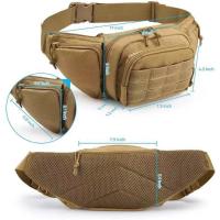 Riñonera de cintura para hombre, riñonera táctica militar para motociclista, deportes, escalada, Camping, herramienta masculina de nailon, eslinga en el pecho y la cadera - details 5