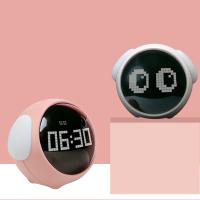 Reloj despertador con luz nocturna para niños, alarma multifuncional con control de voz, termómetro para el hogar - details 0